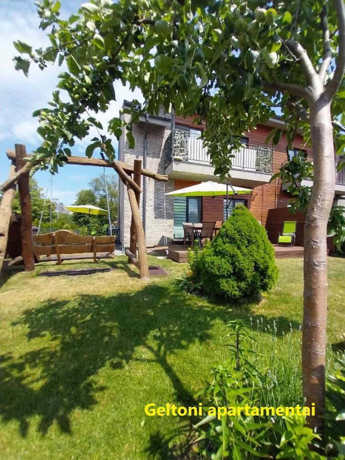Geltoni Apartamentai Palanga Dış mekan fotoğraf