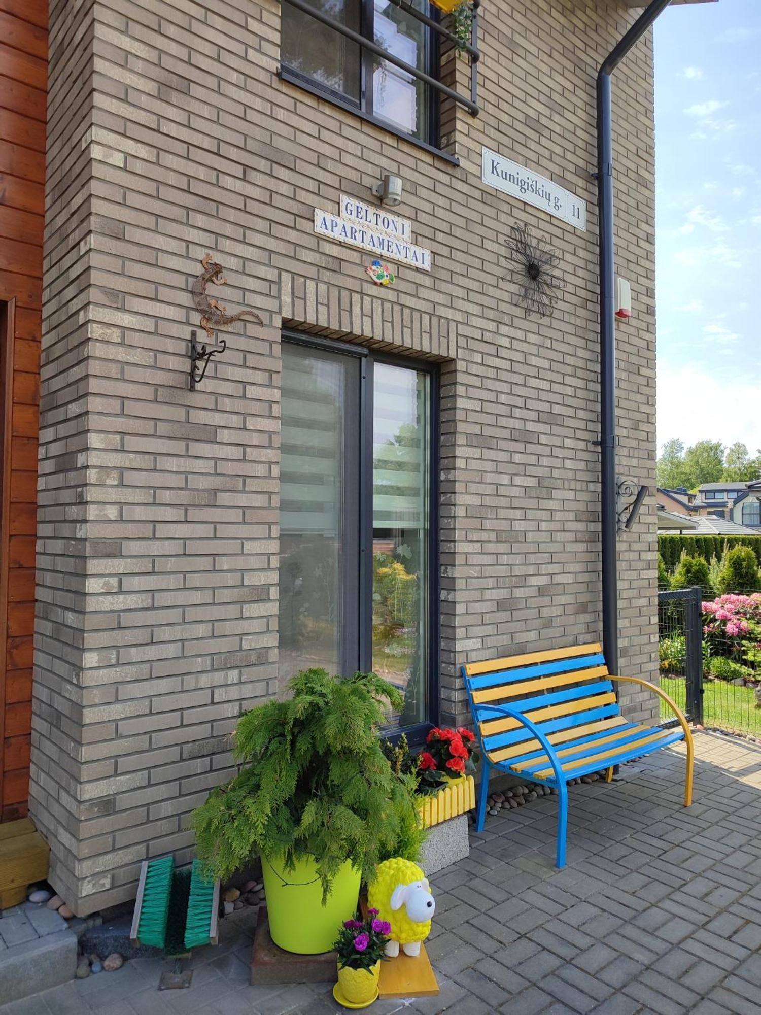 Geltoni Apartamentai Palanga Dış mekan fotoğraf